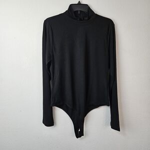 Donna Karan New York Black Bodysuit Size XL